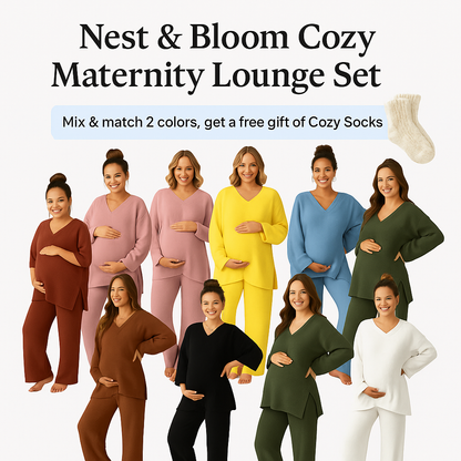 Nest & Bloom Cozy Maternity Lounge Set