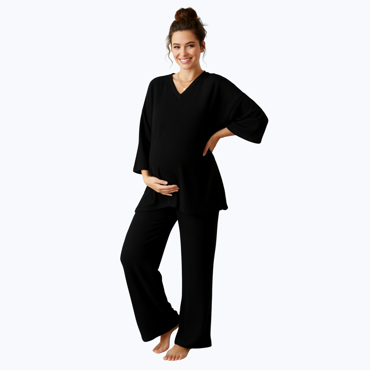 Nest & Bloom Cozy Maternity Lounge Set